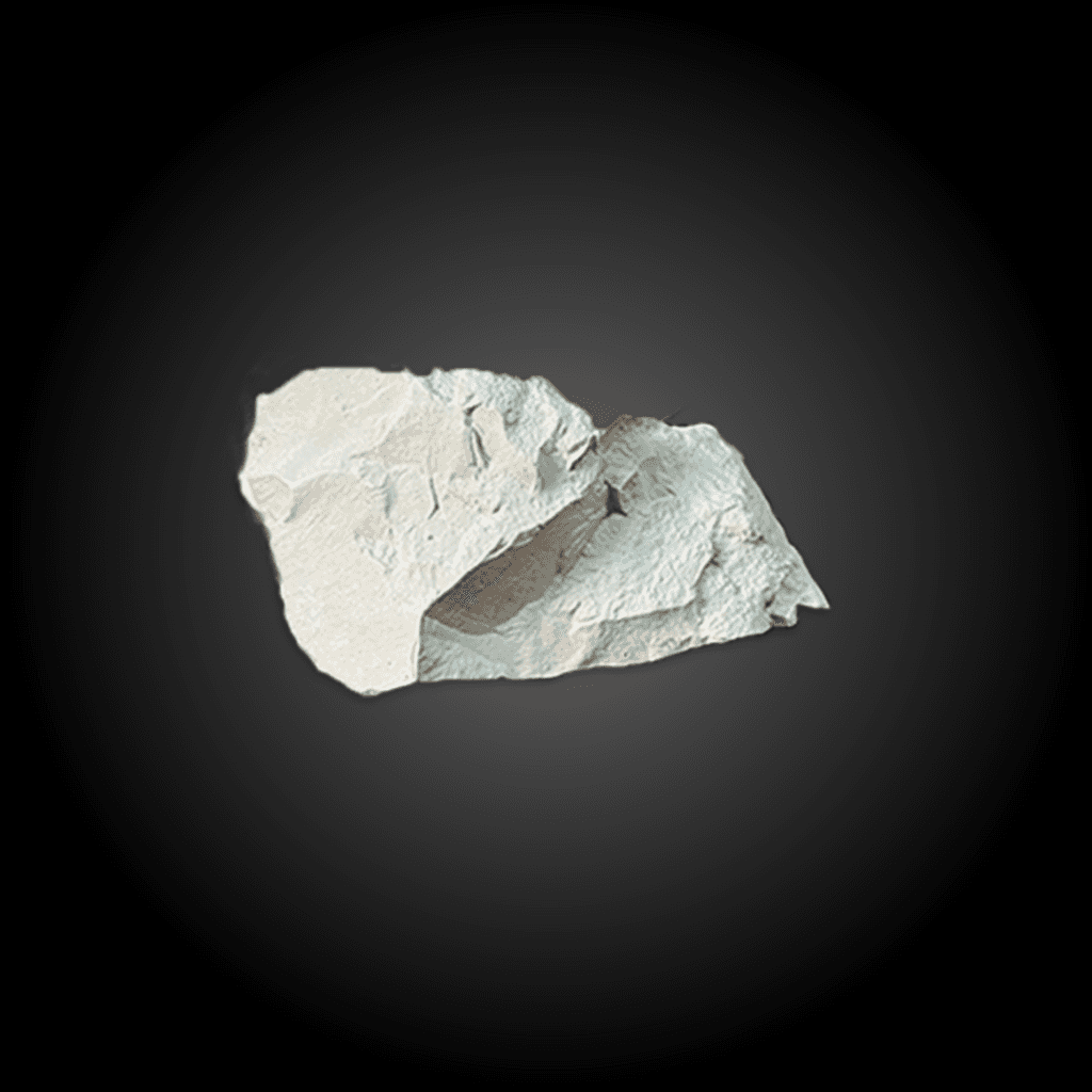 Kaolin mineral sample